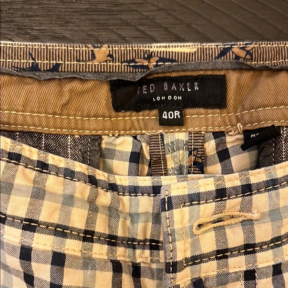 2 Ted Baker Plaid Shorts - Picture 3 of 5